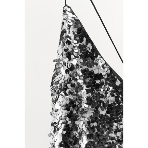 ZARA ANIMAL PRINT SEQUIN DRESS - Picture 6 of 6